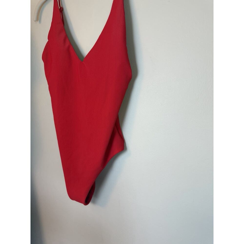 Beach Riot Core Collection Reese One Piece Sz M Red - Picture 5 of 14